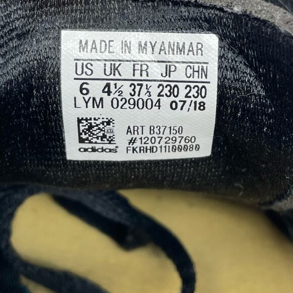 Adidas Campus Low Black Suede Gum Sole Womens Size 6 - Picture 8 of 9